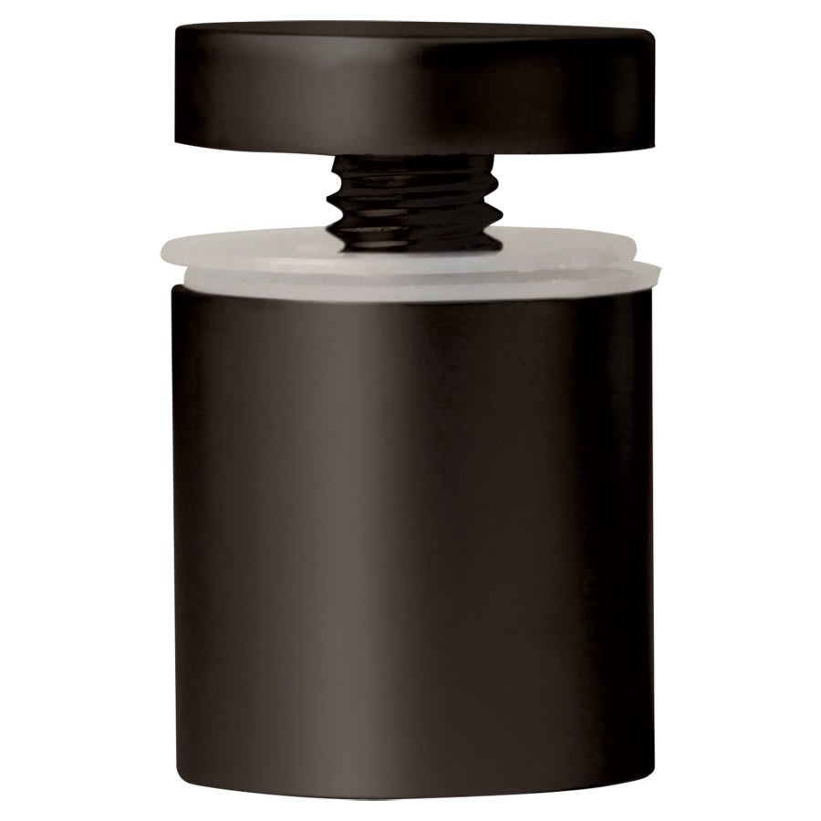 aluminum stand-offs are suitable for indoor applications and include drywall screws and anchors for installation. require