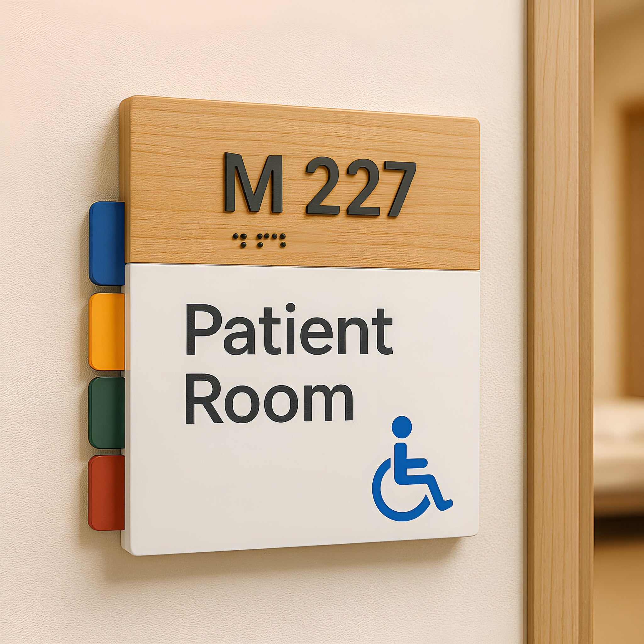 hospital patient room flagging station