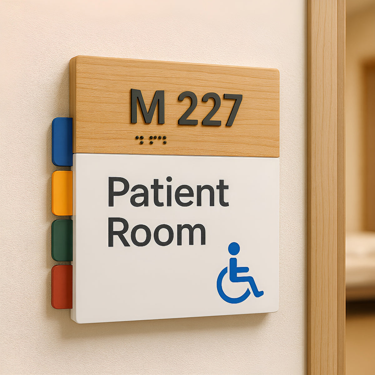 Hospital and Healthcare Flagging Station, Multiple Options for Status ...